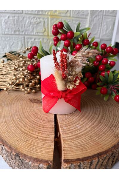 cev den store New Year Concept Block Candle Decorative Block Candle