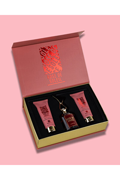 Riiffs Rose De Soleil Gift Set - Eau de Parfum 100 ml + Shower Gel 100 ml + Body Lotion 100 ml,