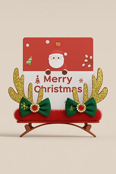 OKAVANGO Χριστουγεννιάτικο Στολίδι Κλιπ μαλλιών με Χριστουγεννιάτικα Σχέδια κ...