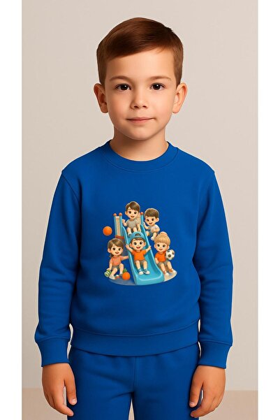 playwear Dječji set majica KAY KAY sa printom za devojčice i dečake, okrugli ...