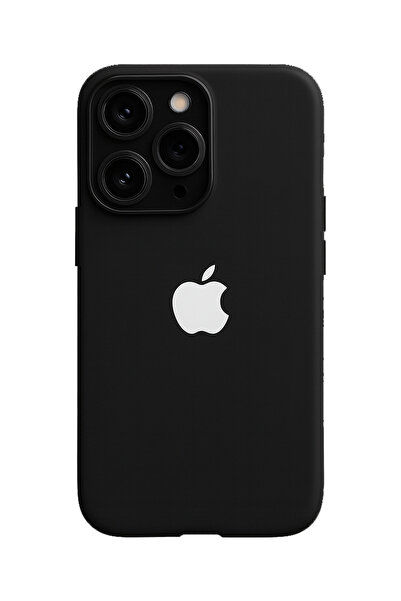 LivaLime iPhone 12 Pro Max Uyumlu Logo Baskılı içi Kadife kadife Kılıf