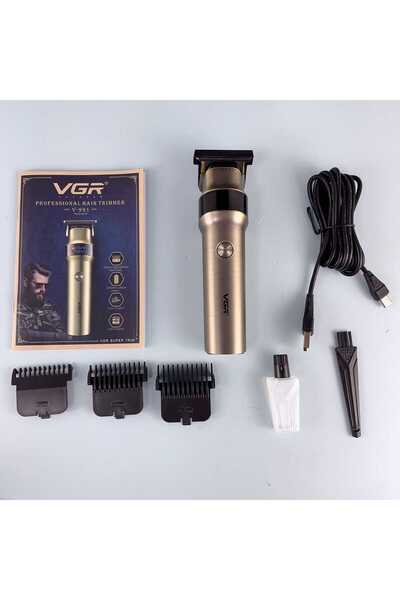 VGR ماكينة تشذيب شعر اللحية للرجال من في جي ار - مجموعة حلاقة الوجه بشفرات سي...