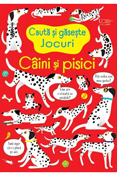 Univers Enciclopedic Junior Cauta si gaseste. Caini si pisici (Usborne)