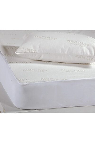 Nef Nef Homeware Protecție de pat impermeabilă din bumbac 160x200+30