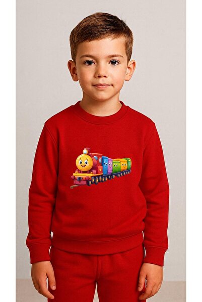 playwear Παιδικό Φούτερ Σετ TRENN με στάμπα για κορίτσια και αγόρια, με λαιμό...