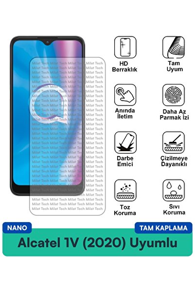 Milat Tech فيلم حماية شاشة نانو من الكاتيل 1V (2020) مقاوم للخدوش والصدمات