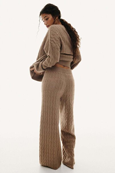 H&M Cable-knit trousers