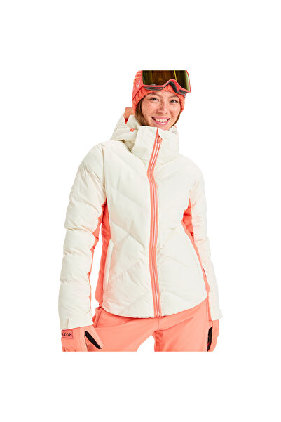 Roxy Snowdrift Jk Kadın Beyaz Snowboard Ceketi KADIN SNOWBOARD CEKETİ ERJTJ03525