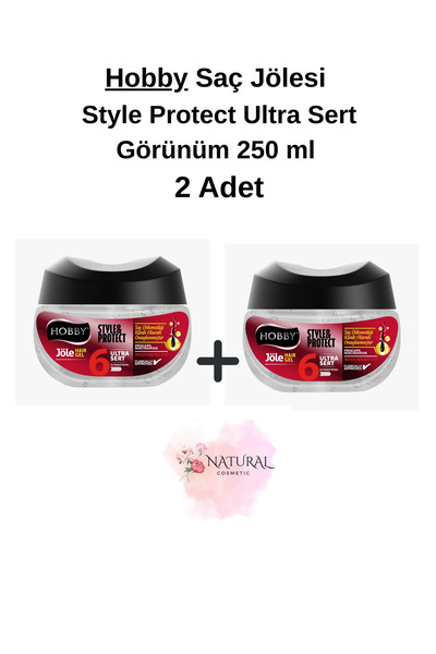 Hobby Saç Jölesi Style Protect Ultra Sert Görünüm 250 ml 2 ADET