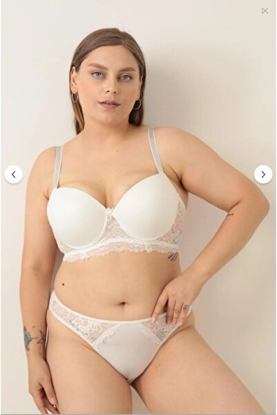 Kelebeklingerie Stone C Cup Unpadded Bra Set