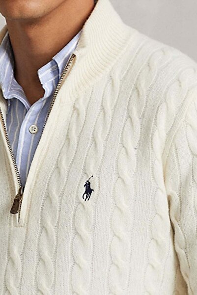 Ralph Lauren Collection _Polorlaphlauren Knitted Sweater Men's Half Zipper