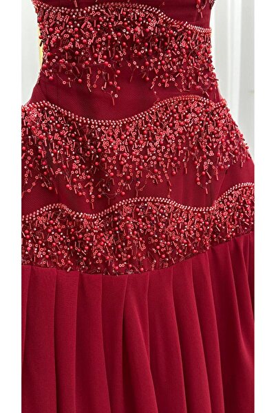 Bailsan Burgundy evening dress