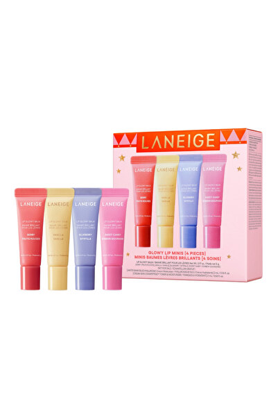 Laneige Glowy Lip Minis Set Işıltılı Mini Dudak Balmı Seti 4x5g Elsbeauty