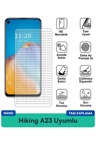 Milat Tech طبقة حماية للشاشة من نوع Hiking A23 Nano مقاومة للخدوش والصدمات