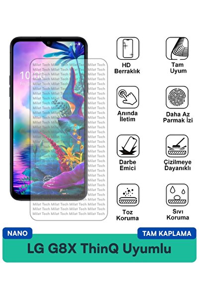 Milat Tech For Lg G8X Thinq Nano Screen Protection Film Anti-Scratch Impact P...