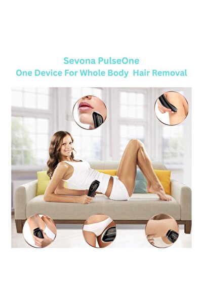 OEM SEVONA PulseOne IPL Epilator – Permanent Hair Removal at Home, Painless | 999,999 Flashes