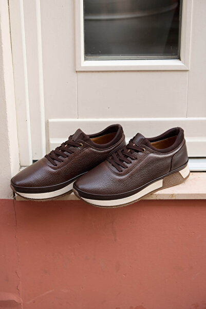 Vantaggio Marven Brown 100% Genuine Leather Men's Casual Shoes
