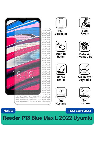 Milat Tech فيلم حماية الشاشة Reeder P13 Blue Max L 2022 Nano مقاوم للخدوش وال...