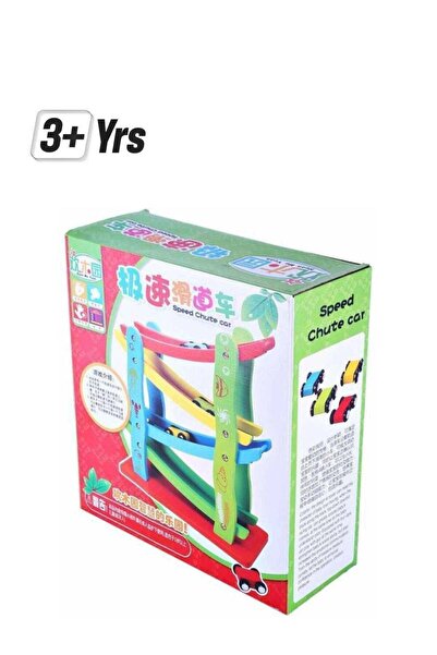 XIUWOO Hot Shot Wooden Toy Car Track - Multicolor, Durable, Ages 3+