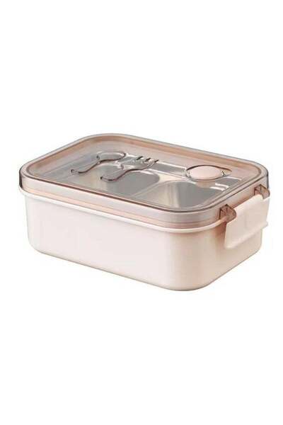 XIUWOO Insulated Airtight Lunch Box for Warm Food, Stainless Steel Tiffin for Snacks - Pink