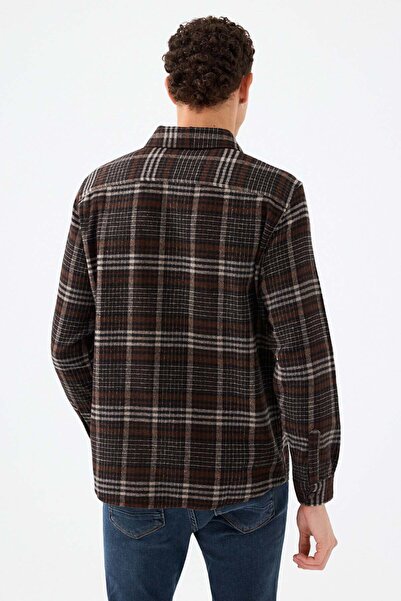 Loft Καφέ ανδρικό πουκάμισο LF2041166