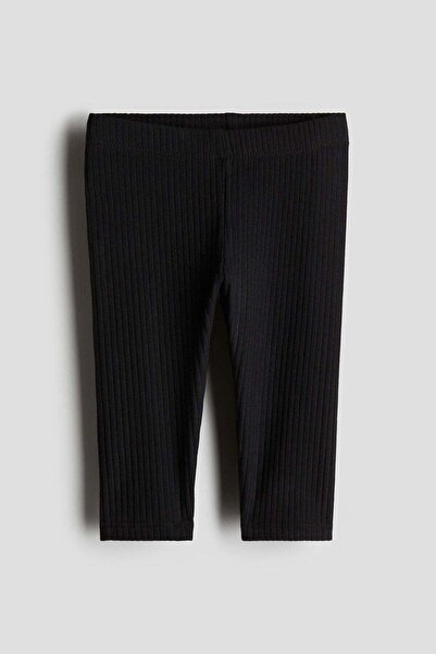 H&M Ribbed cotton leggings