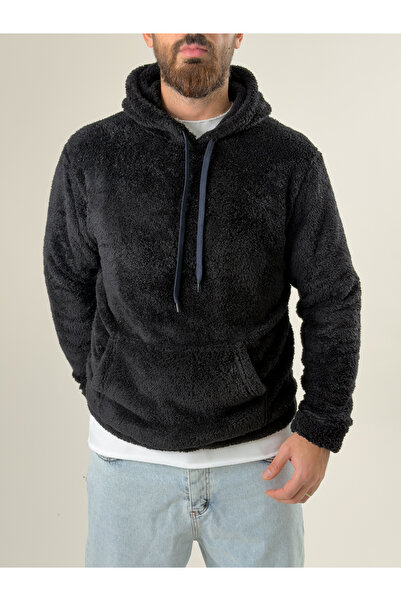 COCOPELLI Men's Hooded Ecru Plush Sweat Coc2591
