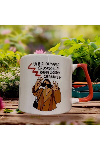 GameFruy Trying to Be a Good Person Double Sided B Printed Mug - Ceramic Tea, Coffee Gift Cup
