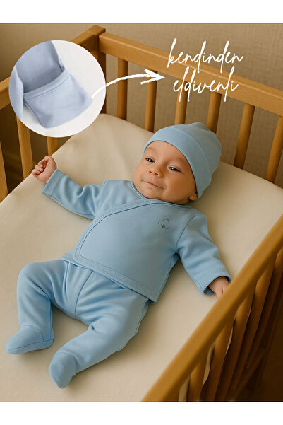 ciccimbaby Baby Premature Set Jumpsuit and Hat 100% Cotton