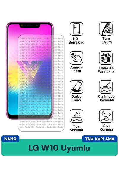 Milat Tech طبقة حماية للشاشة من LG W10 نانو مقاومة للخدوش والصدمات