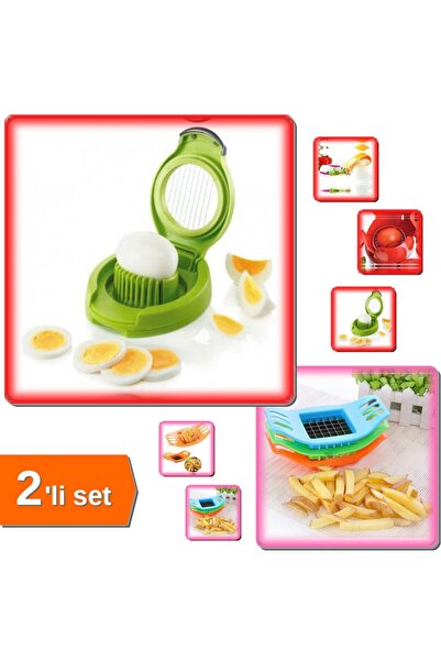 HerEveOyuncak Domates Peynir Yumurta Dilimleyici + Patates Dilimleyici Pratik...
