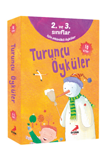 Erdem Yayınları Turuncu Öyküler 2. ve 3. sınıflar Okuma Seti (10 KİTAP)