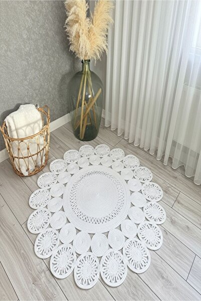 Genel Markalar Doğal Hasır Jüt Polip Halı Kilim Paspas Comfort