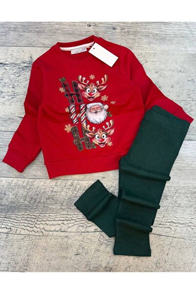 ARBİ kids طقم ملابس مزدوجة للفتيات لرأس السنة الجديدة وعيد الميلاد من هو هو