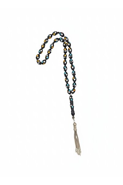 RAM سبحة يسر محروق مرصعه بالصدف بتطريز فريد