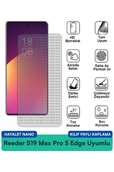 Milat Tech حافظة Reeder S19 Max Pro S Edge Ghost Nano متوافقة مع طبقة حماية ا...