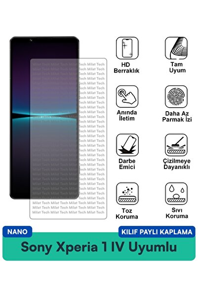 Milat Tech Sony Xperia 1 Iii Nano Case Compatible Screen Protection Film Scra...