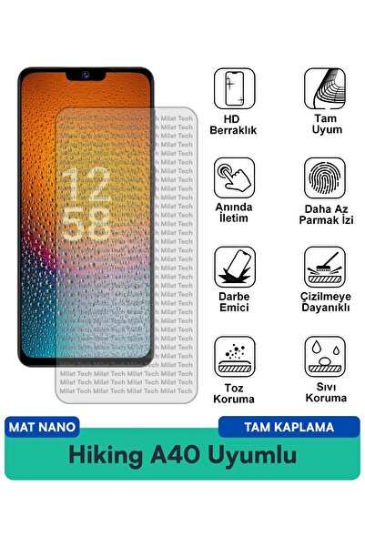 Milat Tech فيلم حماية الشاشة Hiking A40 Mat Nano يقلل من إجهاد العين ومقاوم ل...