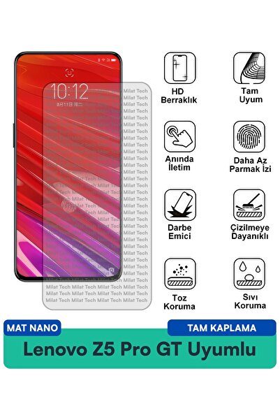 Milat Tech طبقة حماية للشاشة من Lenovo Z5 Pro GT Mat Nano مقاومة للخدوش والصدمات