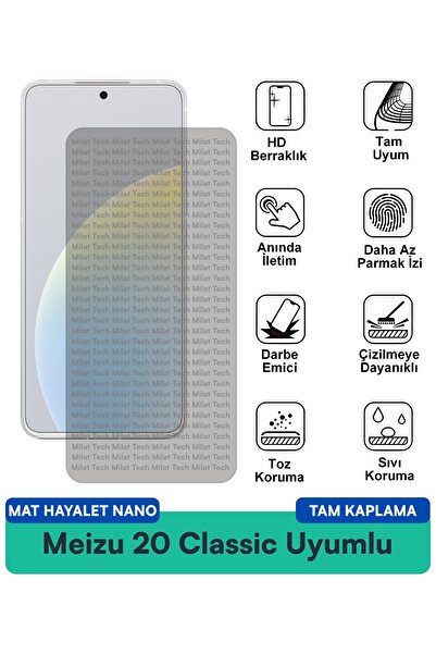 Milat Tech Meizu 20 Classic Matte Ghost Nano Screen Guard Film حماية الخصوصية...