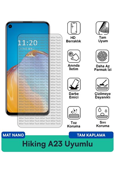 Milat Tech طبقة حماية للشاشة من نوع Hiking A23 Mat Nano مقاومة للخدوش والصدمات