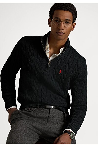 Ralph Lauren Collection _Polorlaphlauren Knitted Sweater Men's Half Zipper