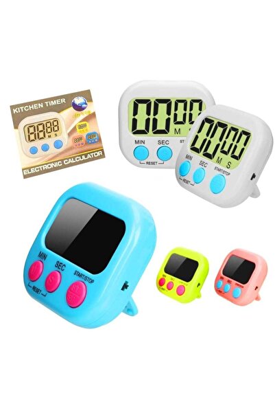 Luminoo KRONOMETRE EKO MİNİ PASTEL RENK KİTCHEN TİMER