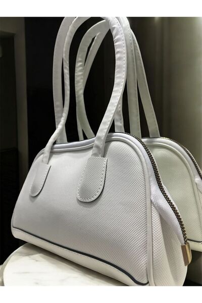 zauram Oval Pattern Shoulder Bag