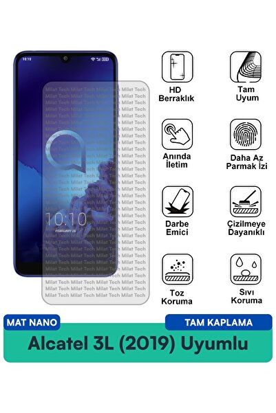 Milat Tech فيلم حماية للشاشة من الكاتيل 3L (2019) مقاوم للخدوش والصدمات