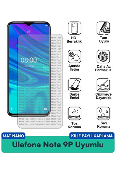 Milat Tech Ulefone Note 9P Matte Nano Case Compatible Screen Protection Film ...