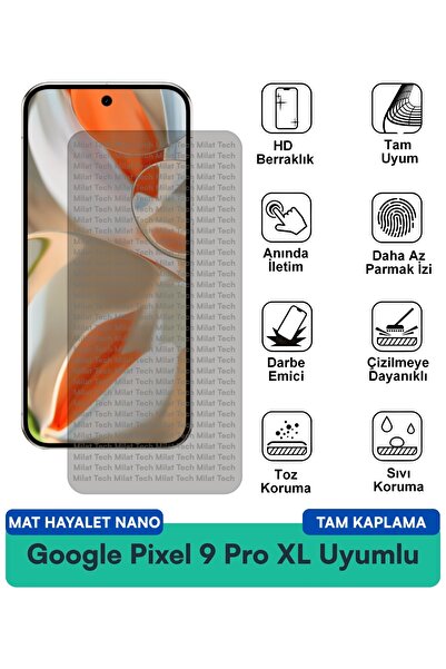 Milat Tech فيلم حماية شاشة نانو مات لهاتف جوجل بيكسل 9 برو إكس إل يوفر الخصوص...