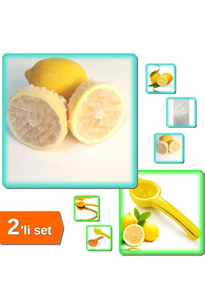 HerEveOyuncak 50 Adet Limon Bonesi + Limon Sıkacağı - Sıkma İşlevli Limonatör...