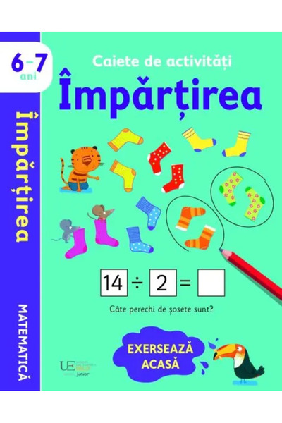 Univers Enciclopedic Junior Caiete de activitati. Impartirea 6-7 ani (Usborne)