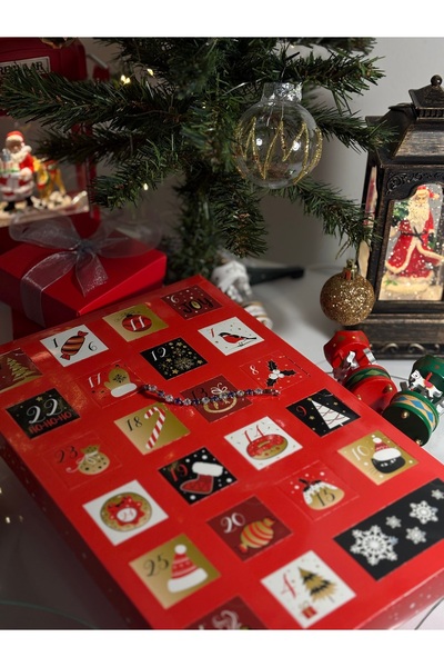 Mihristore Takı Advent Calendar Hediyelik Yılbaşı Advent Calendar Boş Hediye ...
